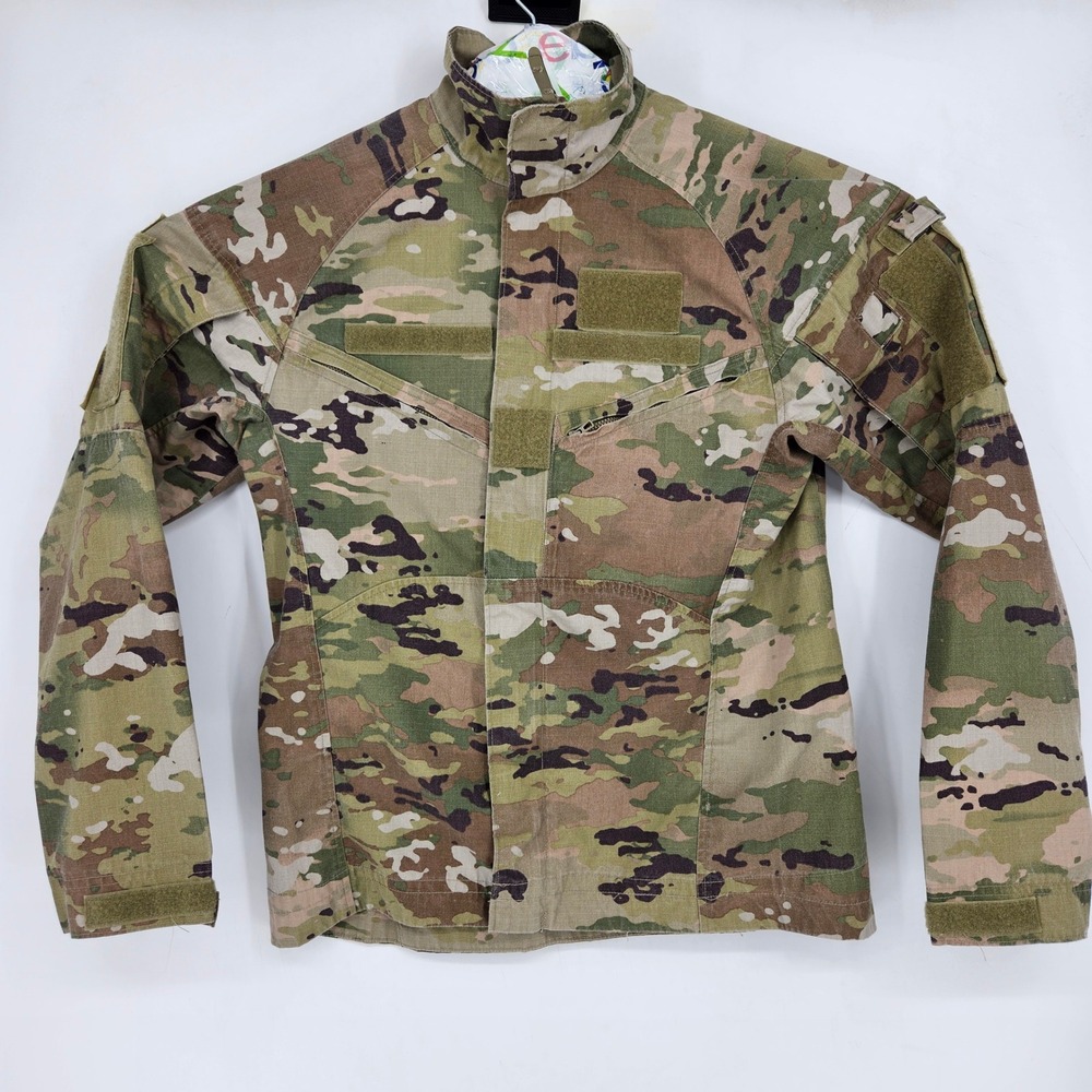 Massif 2-Piece Flight Suit Jacket Mens Medium Flame Resistant USAF Camouflage